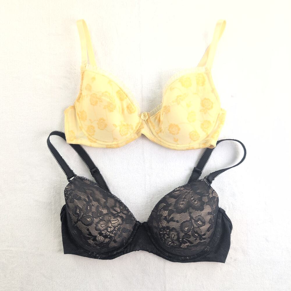 Bali / WinLove (2) Lace Underwire T Shirt Bras Size 36C